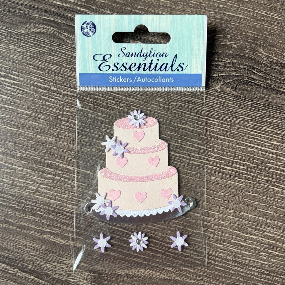 ❤️$5 Sandylion Essentials Pink Wedding Cake